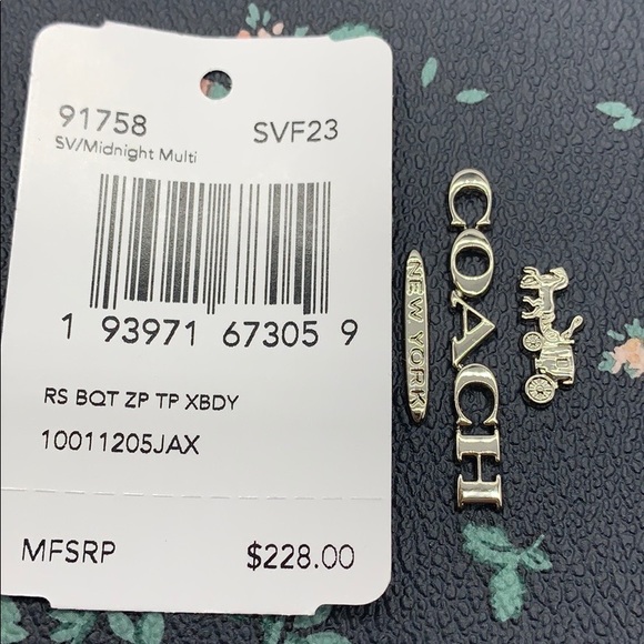 Coach Bags Coach Zip Top Crossbody With Rose Bouquet Print Poshmark